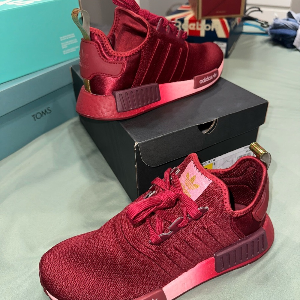 Adidas Kids Red Sneakers